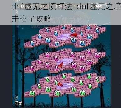 dnf虚无之境打法_dnf虚无之境走格子攻略