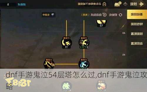 dnf手游鬼泣54层塔怎么过,dnf手游鬼泣攻略