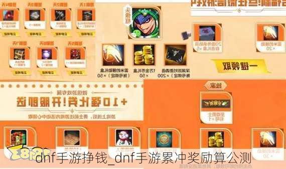 dnf手游挣钱_dnf手游累冲奖励算公测