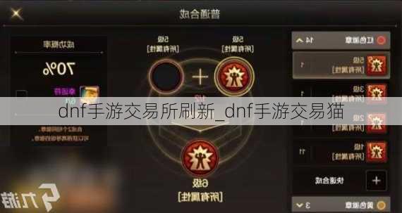 dnf手游交易所刷新_dnf手游交易猫