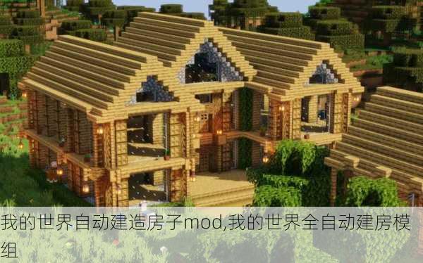 我的世界自动建造房子mod,我的世界全自动建房模组