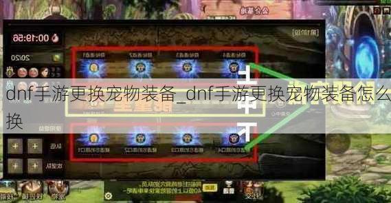 dnf手游更换宠物装备_dnf手游更换宠物装备怎么换