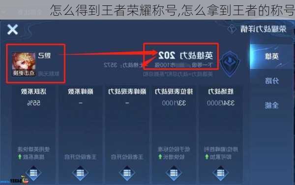 怎么得到王者荣耀称号,怎么拿到王者的称号