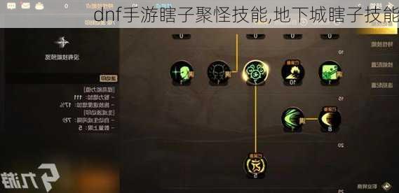 dnf手游瞎子聚怪技能,地下城瞎子技能