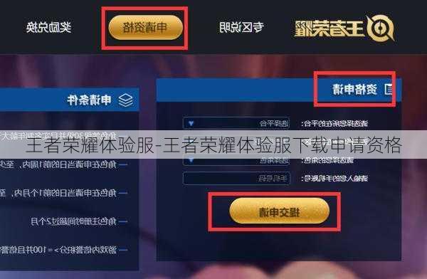 王者荣耀体验服-王者荣耀体验服下载申请资格