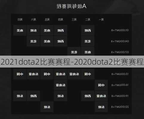 2021dota2比赛赛程-2020dota2比赛赛程