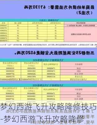 梦幻西游飞升攻略降修技巧-梦幻西游飞升攻略降修