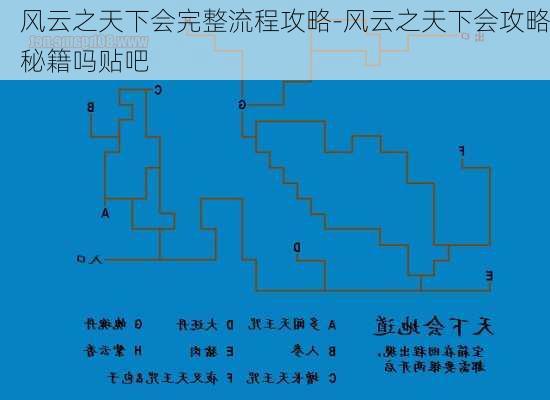 风云之天下会完整流程攻略-风云之天下会攻略秘籍吗贴吧