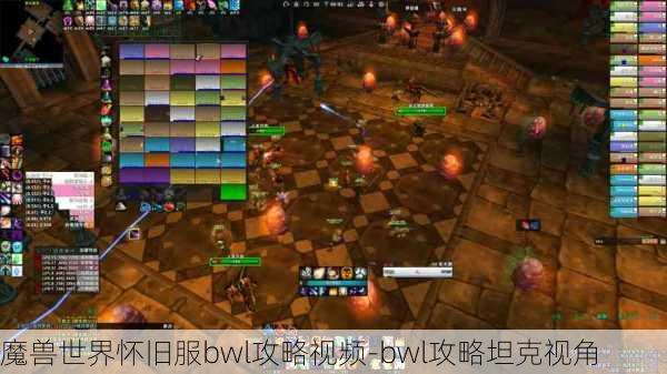 魔兽世界怀旧服bwl攻略视频-bwl攻略坦克视角